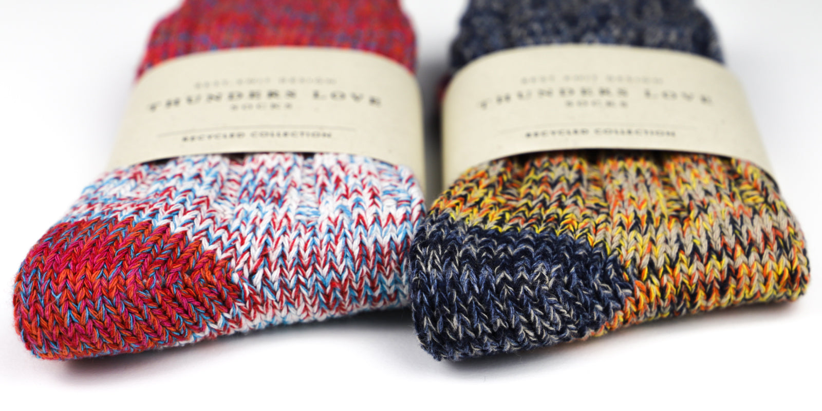 Thunders Love Helen Collection Socks, Pink Love, Brown Love