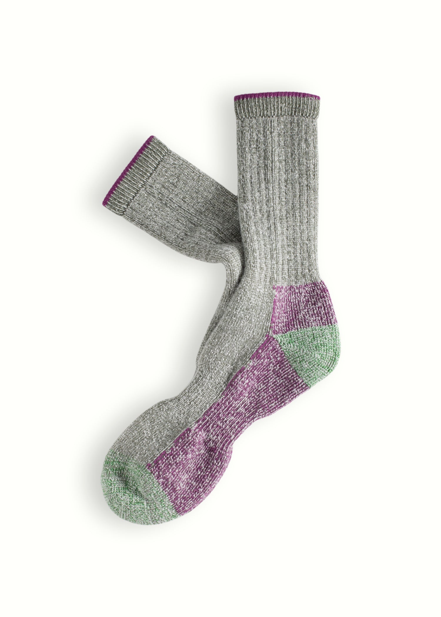 OUTDOOR COLLECTION Lambswool Hiking Army Green Socks Thunders Love