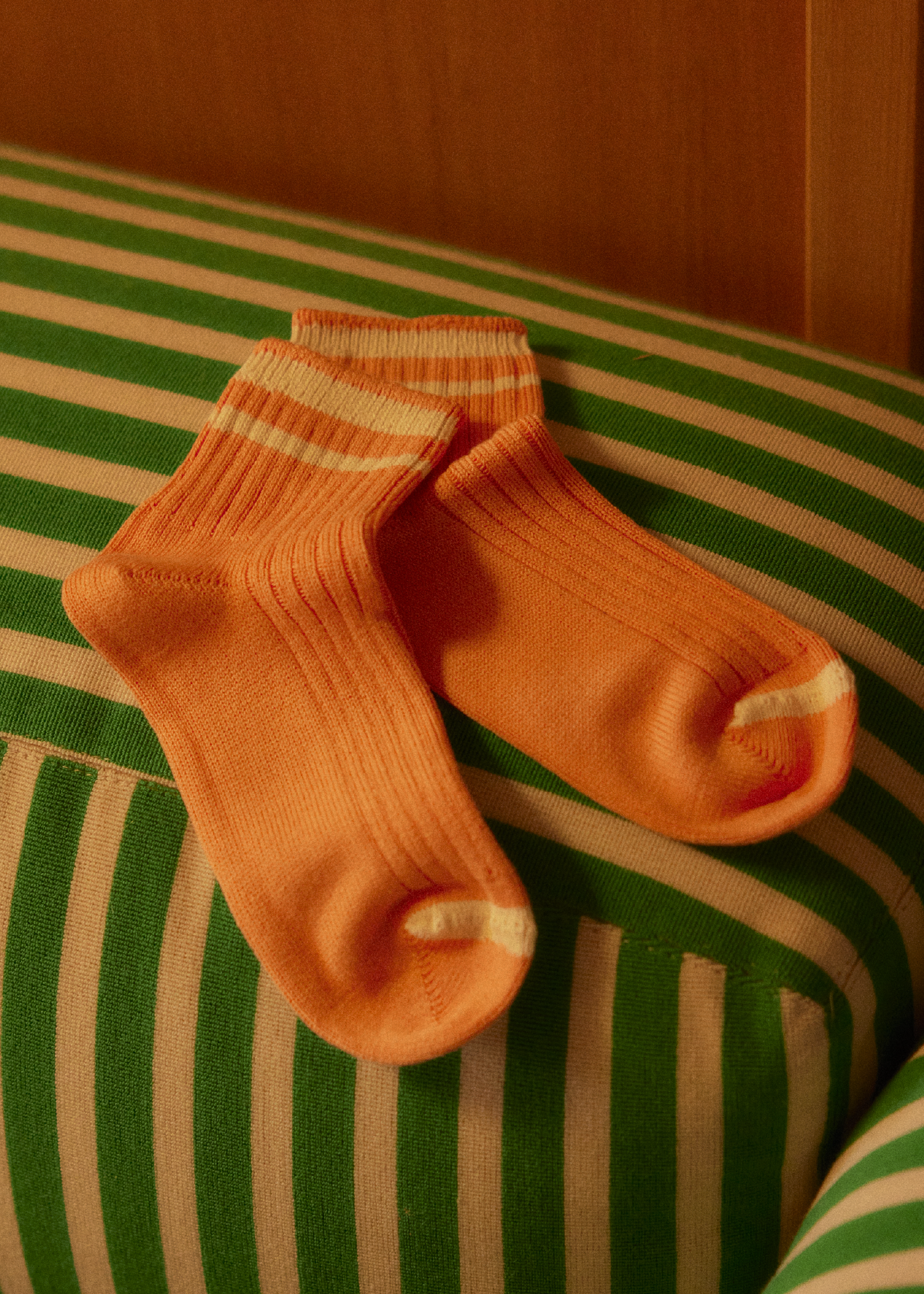 WORKSHOP COLLECTION Cotton Orange Socks