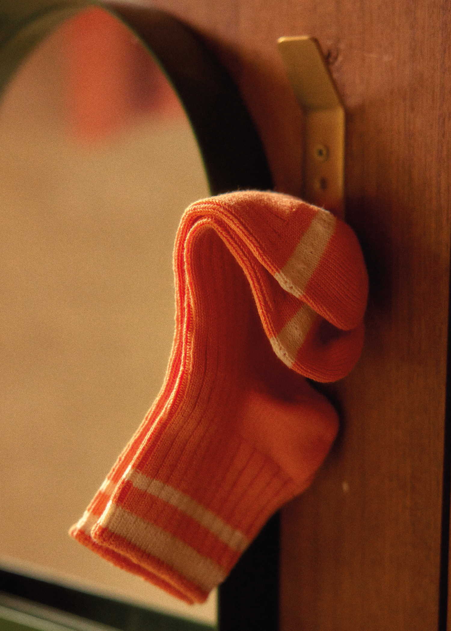 WORKSHOP COLLECTION Cotton Orange Socks