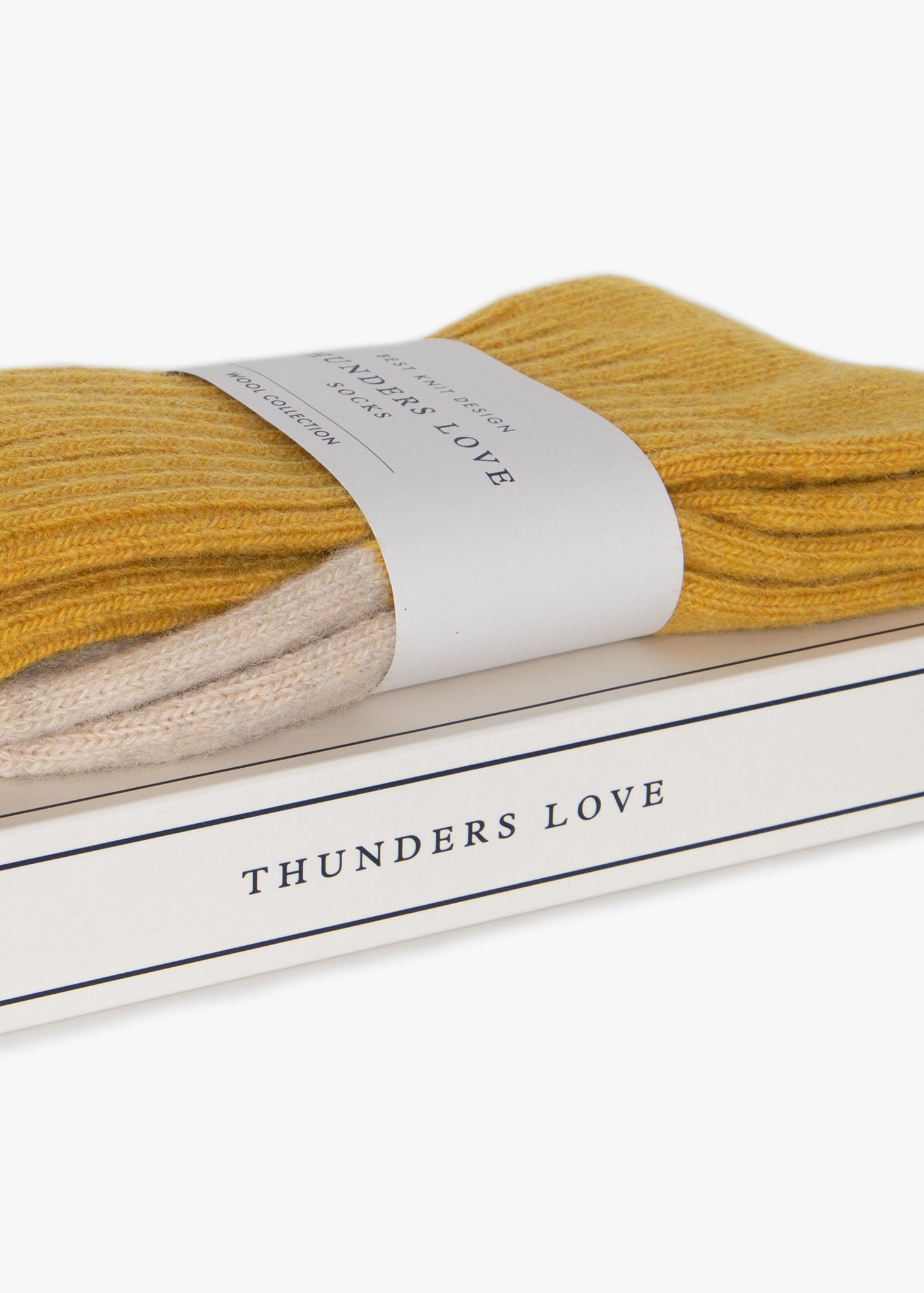 Thunders Love Wool Mustard Socks