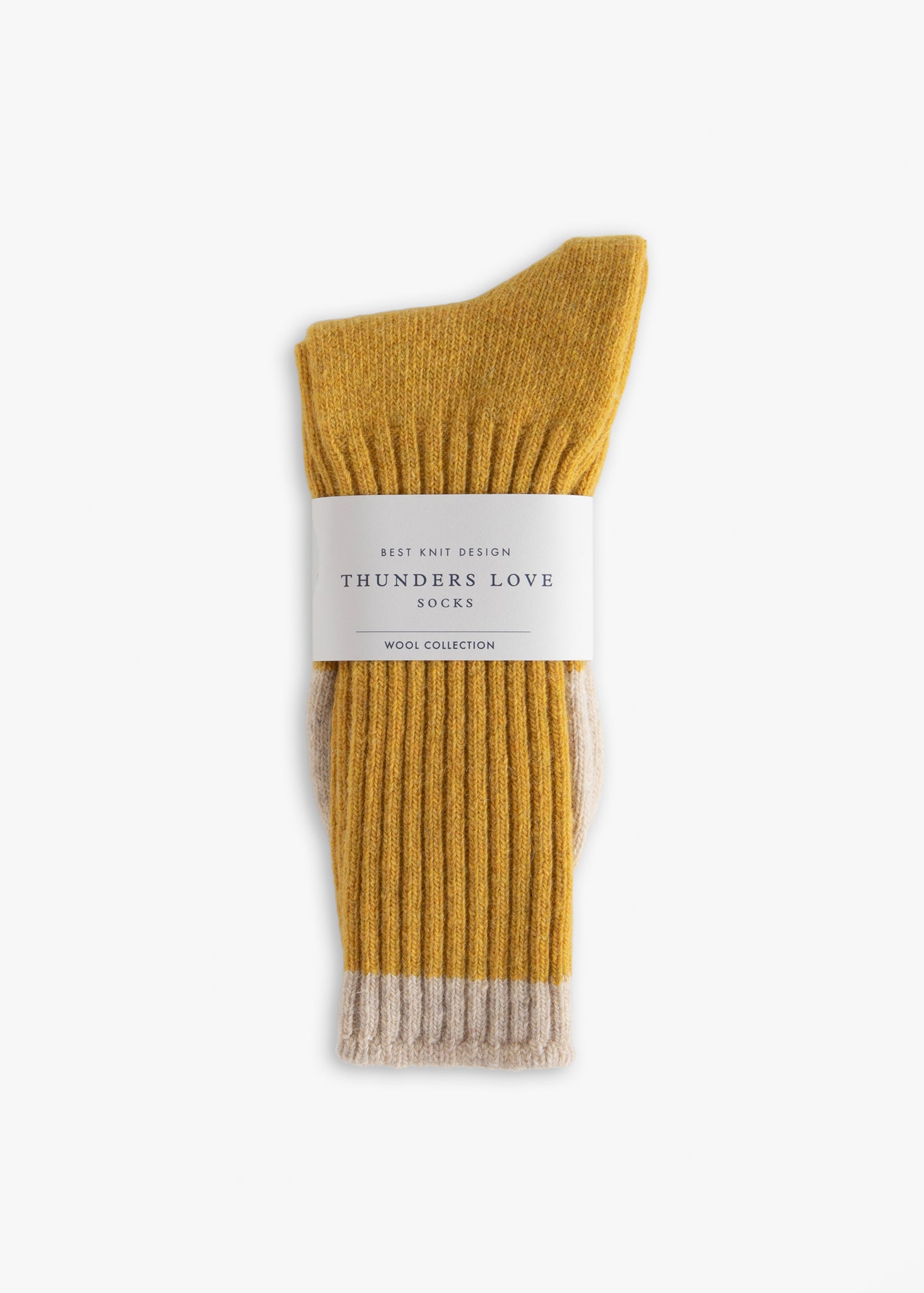 Thunders Love Wool Mustard Socks