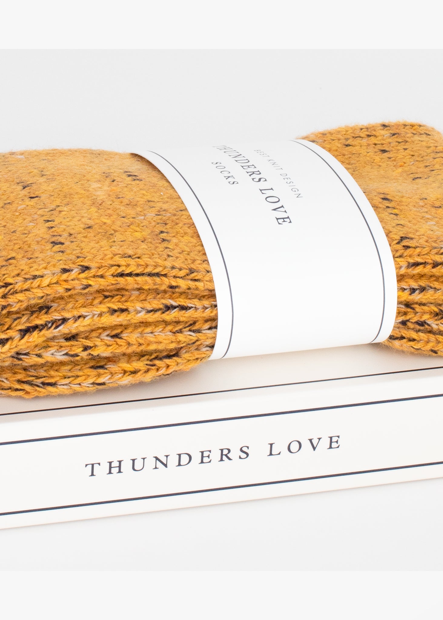 Thunders Love Wool Recycled Mustard Socks