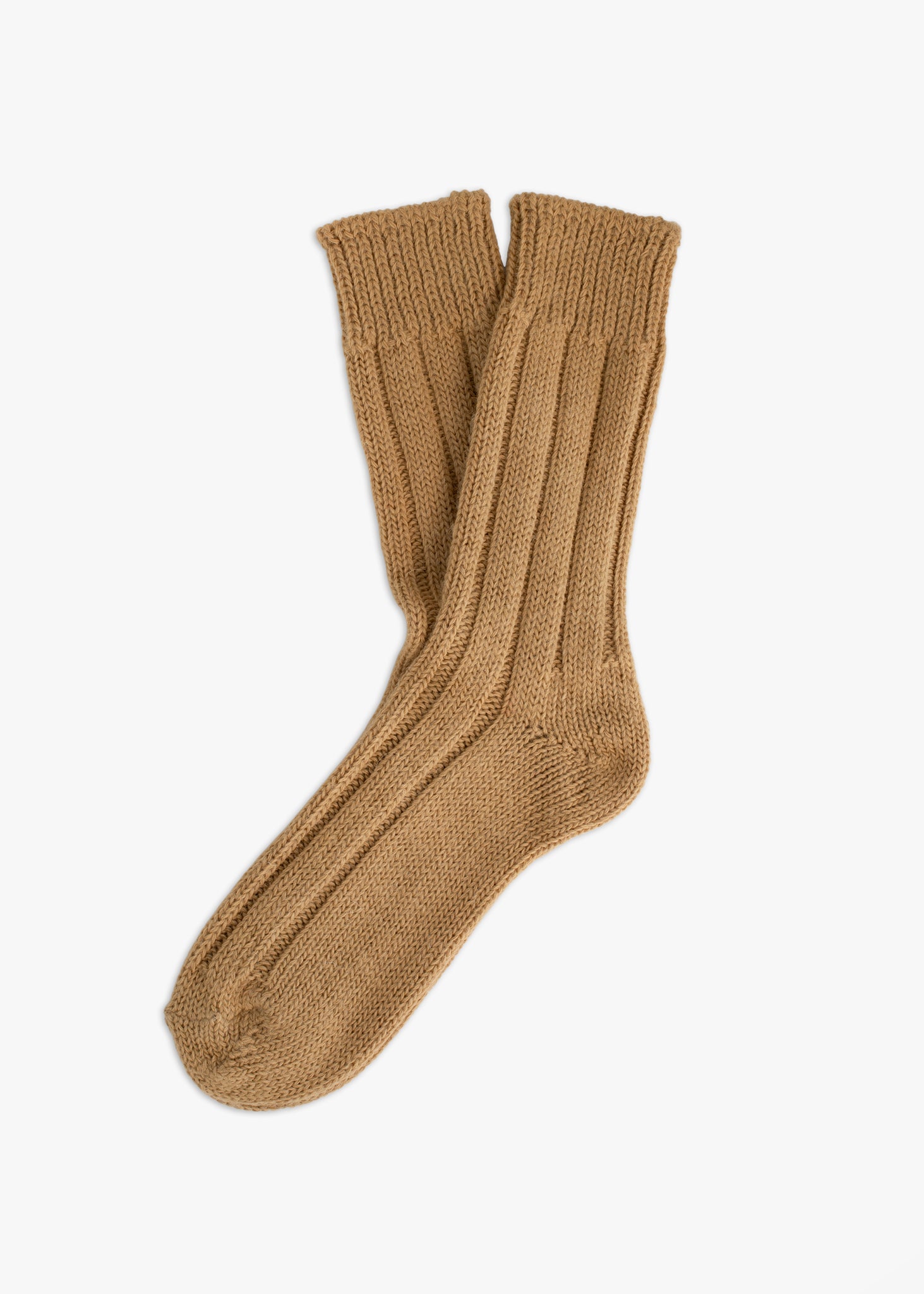 Thunders Love Wool Shetland Sand Socks