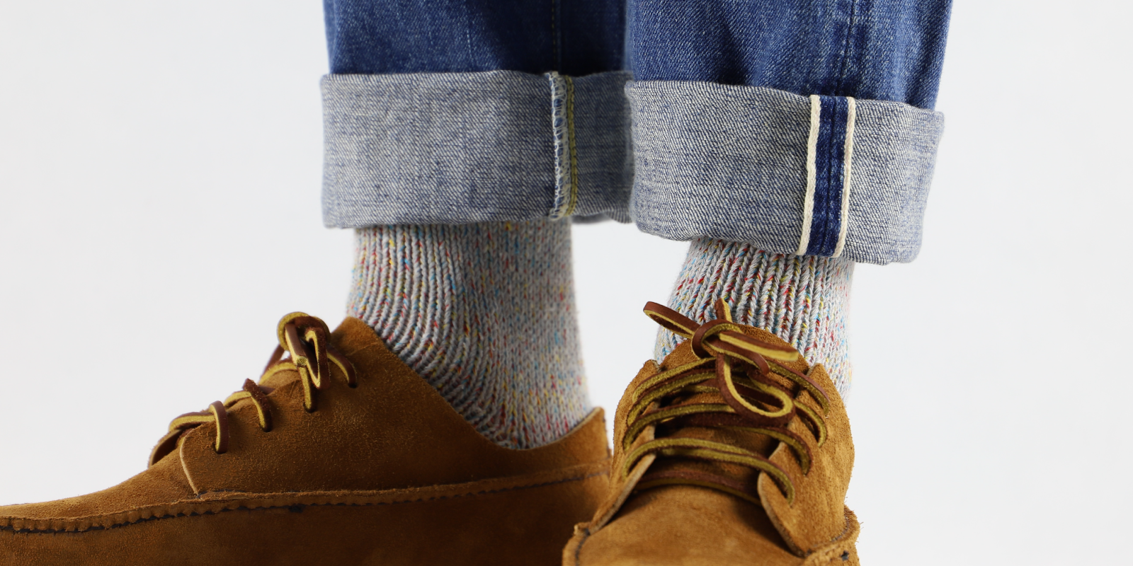 Selvedge Denim, Visvim shoes, Thunders Love socks