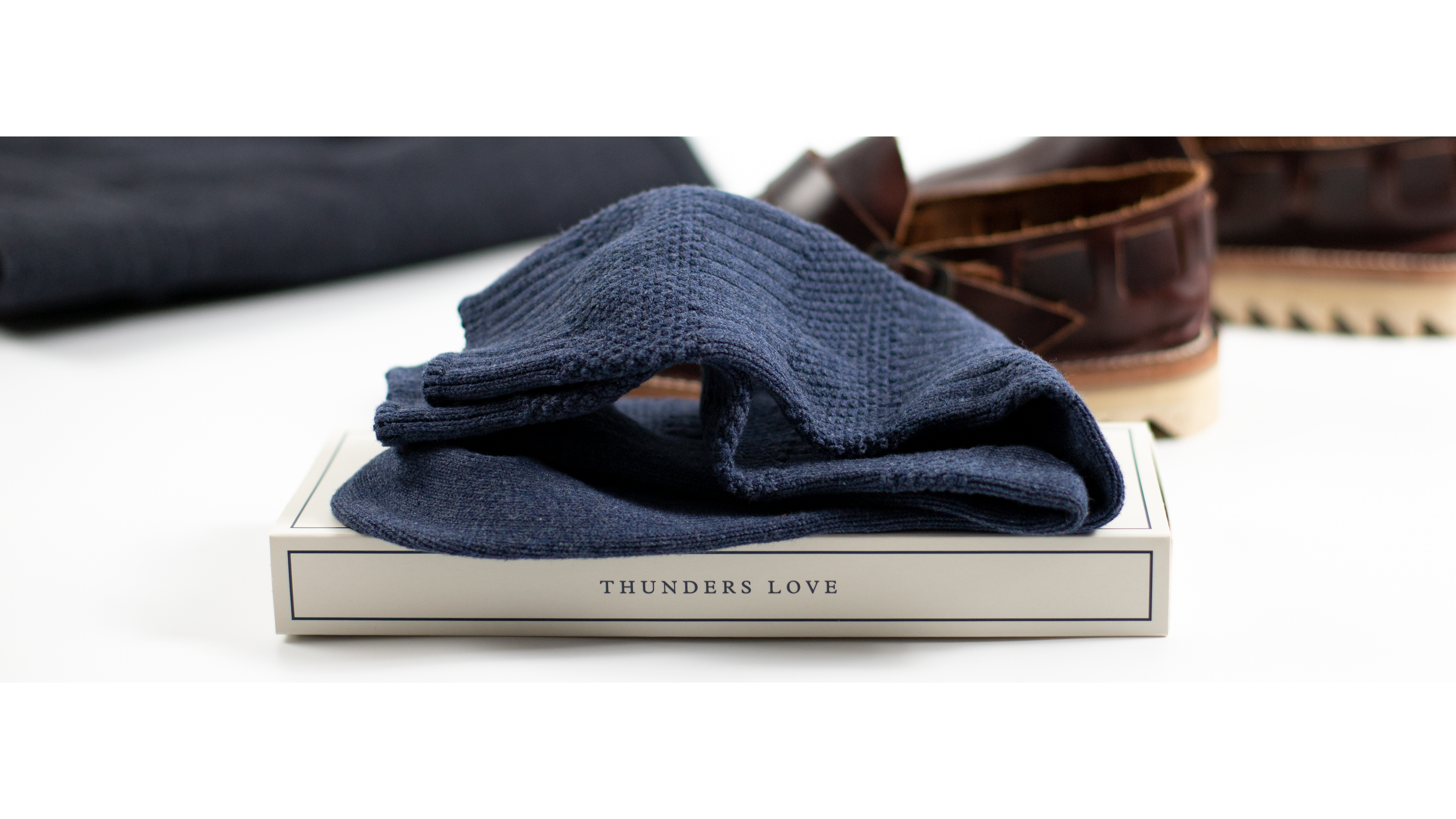 Thunders Love Link Canale Navy Socks