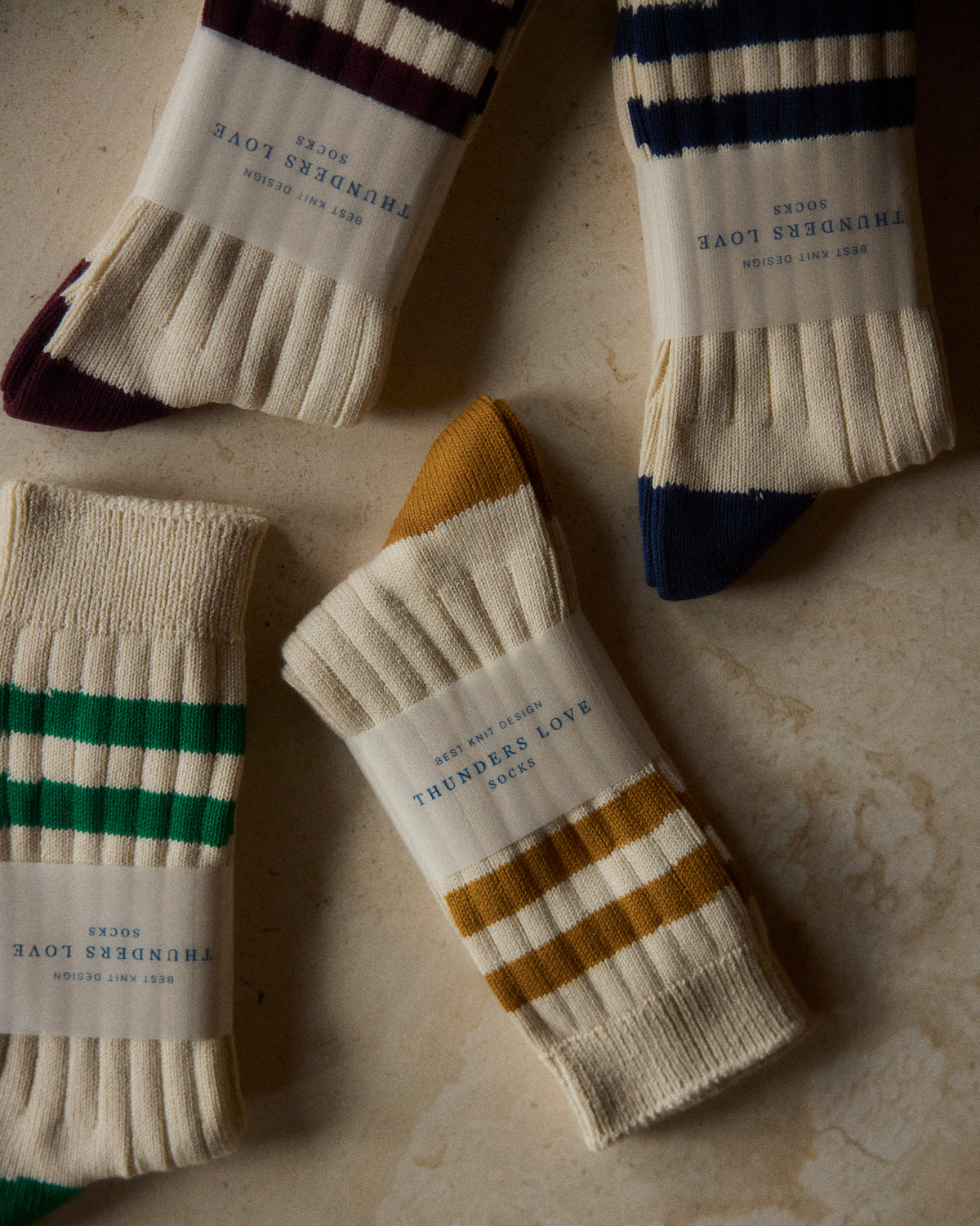 The Racquet Club Collection Classic Mustard Socks
