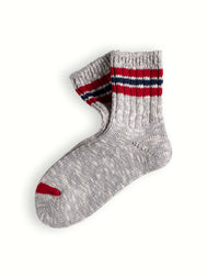 ATHLETIC COLLECTION Grey & Navy Socks