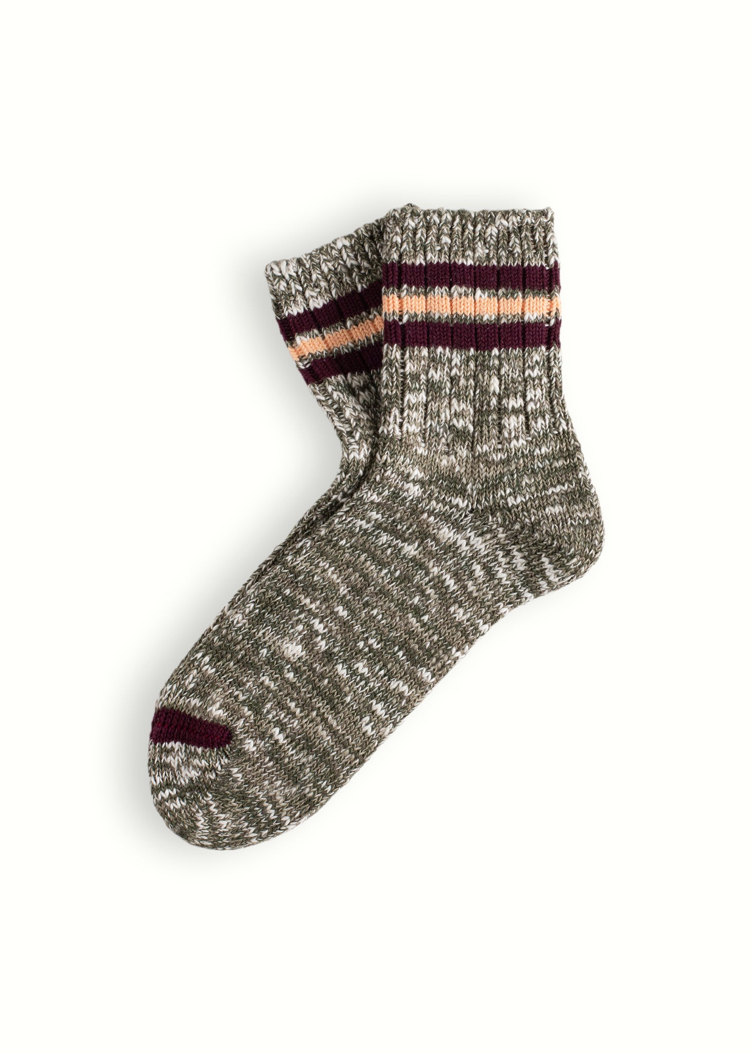 ATHLETIC COLLECTION Olive Green Socks