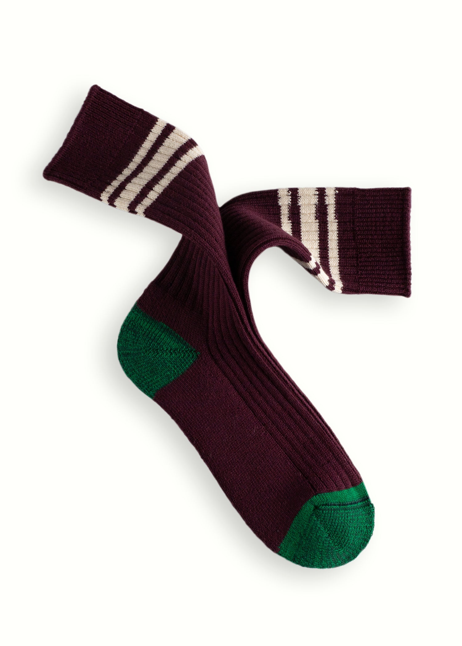 Beach Break Burgundy Socks | Burgundy Ribbed Socks | Thunders Love ...