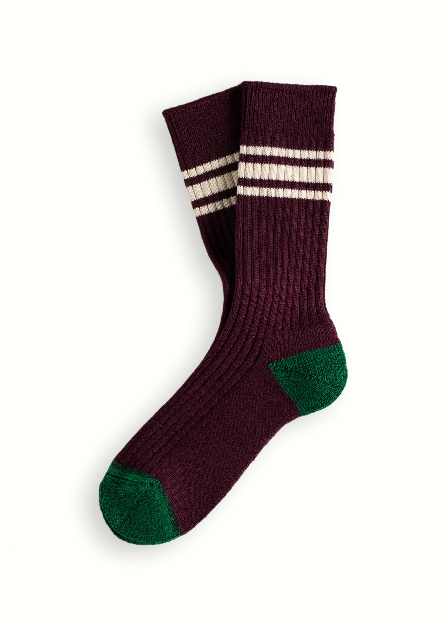 Thunders Love Beach Break Burgundy Socks