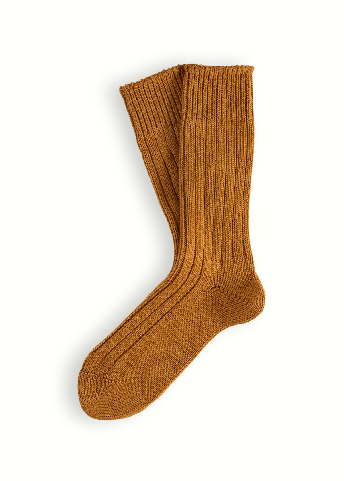 56 BASIC COLLECTION Mustard Socks
