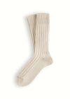 56 BASIC COLLECTION Raw White Socks