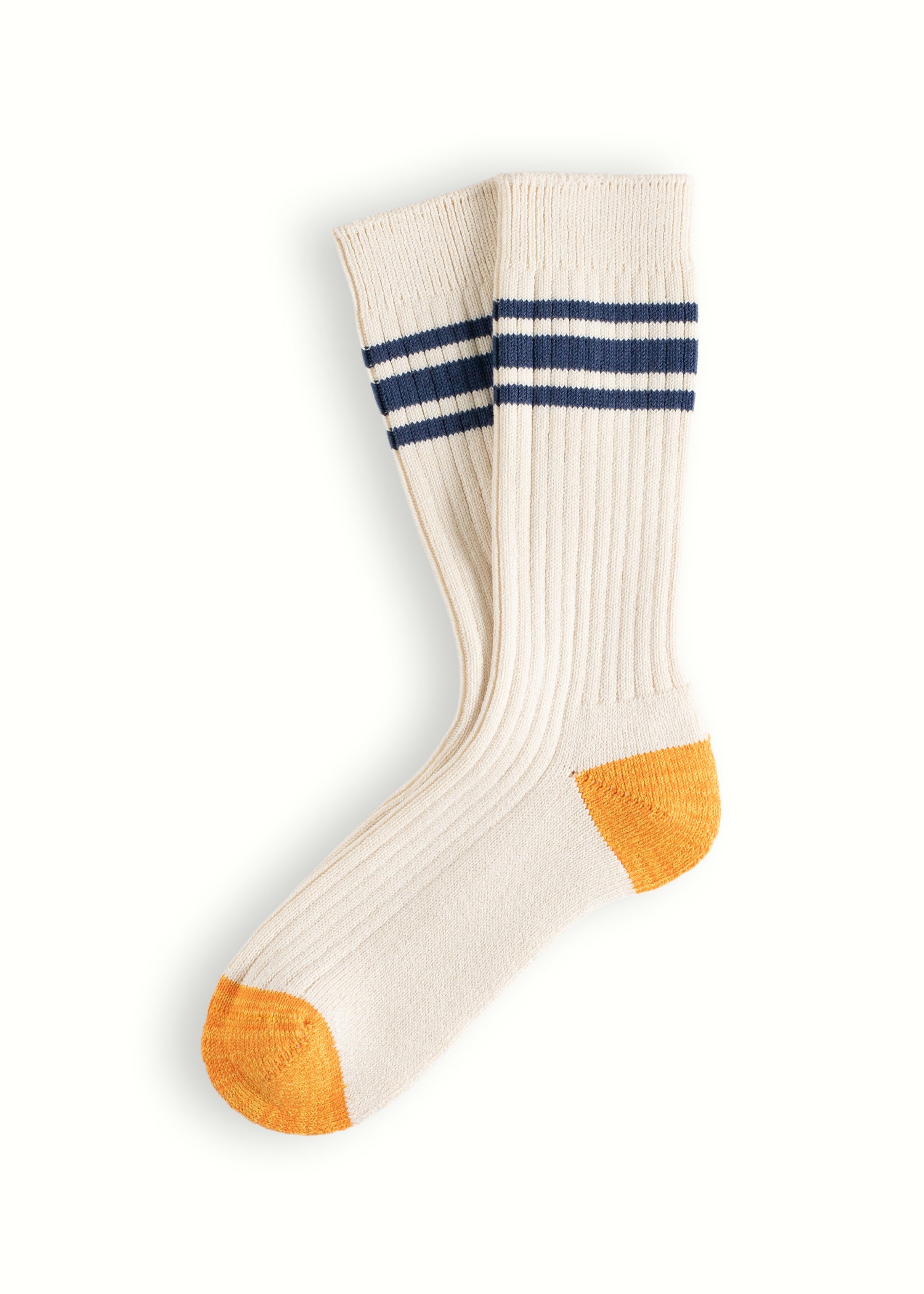 Beach Break Socks | Cream Ribbed Athletic Socks | Thunders Love ...