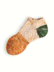 CHARLIE COTTON COLLECTION Orange Ankle Socks