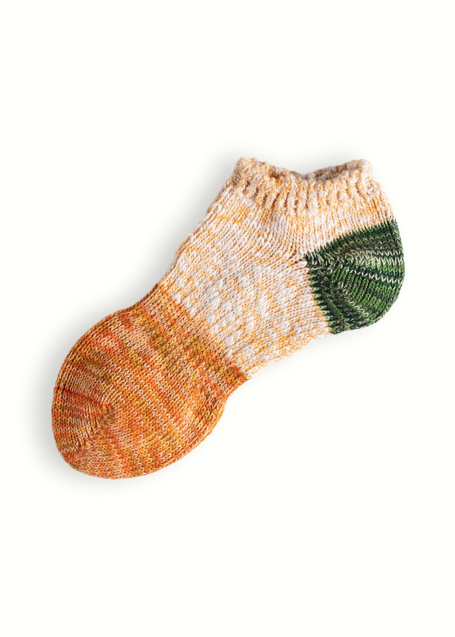 CHARLIE COTTON COLLECTION Orange Ankle Socks