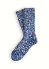FLAMMÉ COLLECTION Melange Navy Socks
