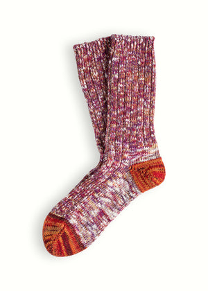 FLAMMÉ COLLECTION Seasons Fall Red Socks