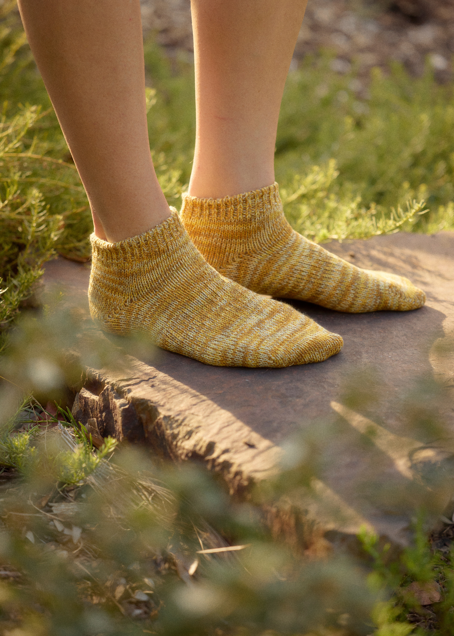 FOREST COLLECTION ankle Chanterelle Socks