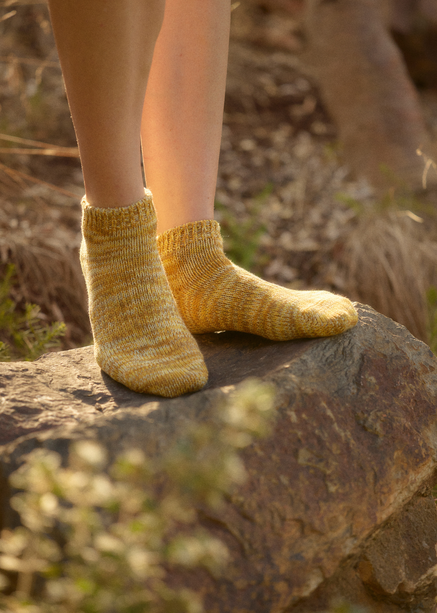 FOREST COLLECTION ankle Chanterelle Socks