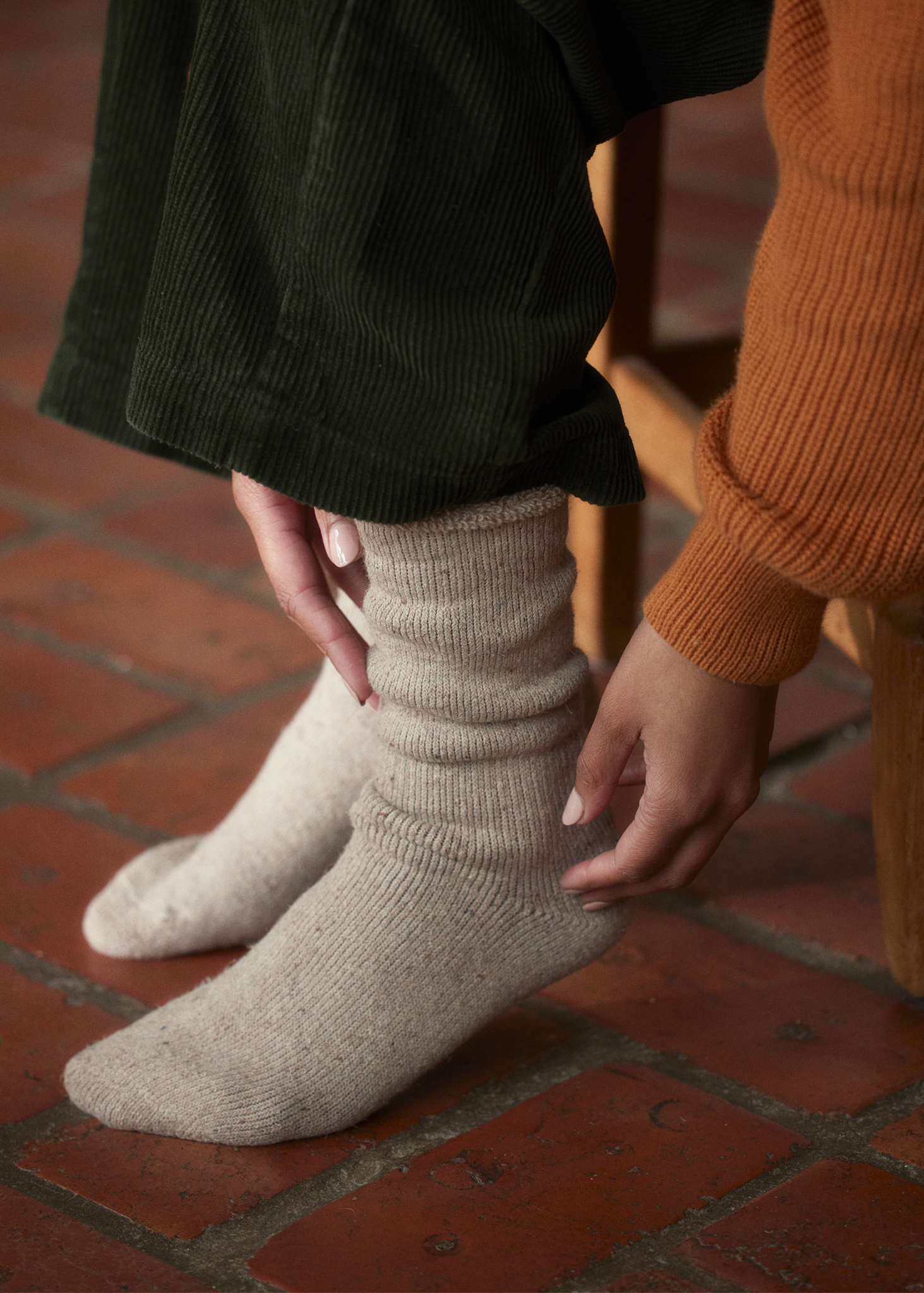 OUTDOOR COLLECTION Recycled Wool Sand Socks