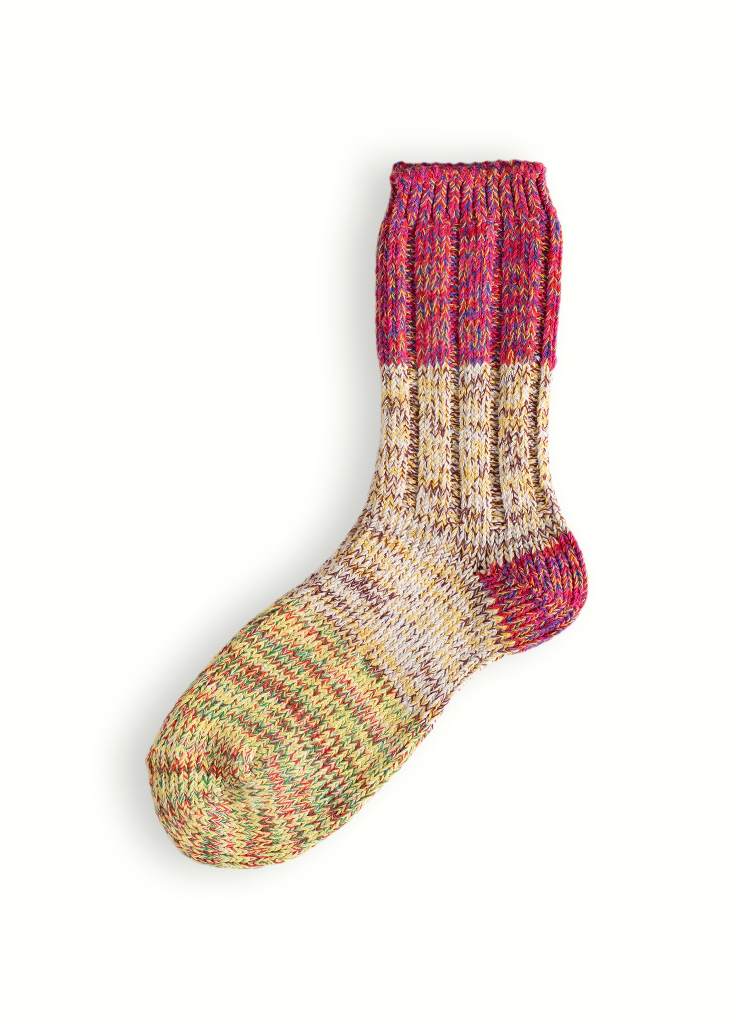 HELEN COLLECTION Red & Yellow Love Socks