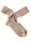 MOHAIR  WOOL  COLLECTION Raw White Socks