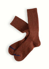 MOHAIR  WOOL  COLLECTION  Cocoa Socks