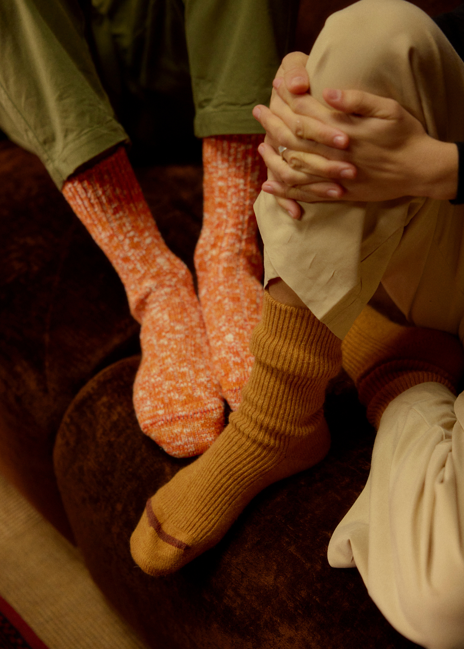 MOHAIR WOOL COLLECTION Cinnamon Socks