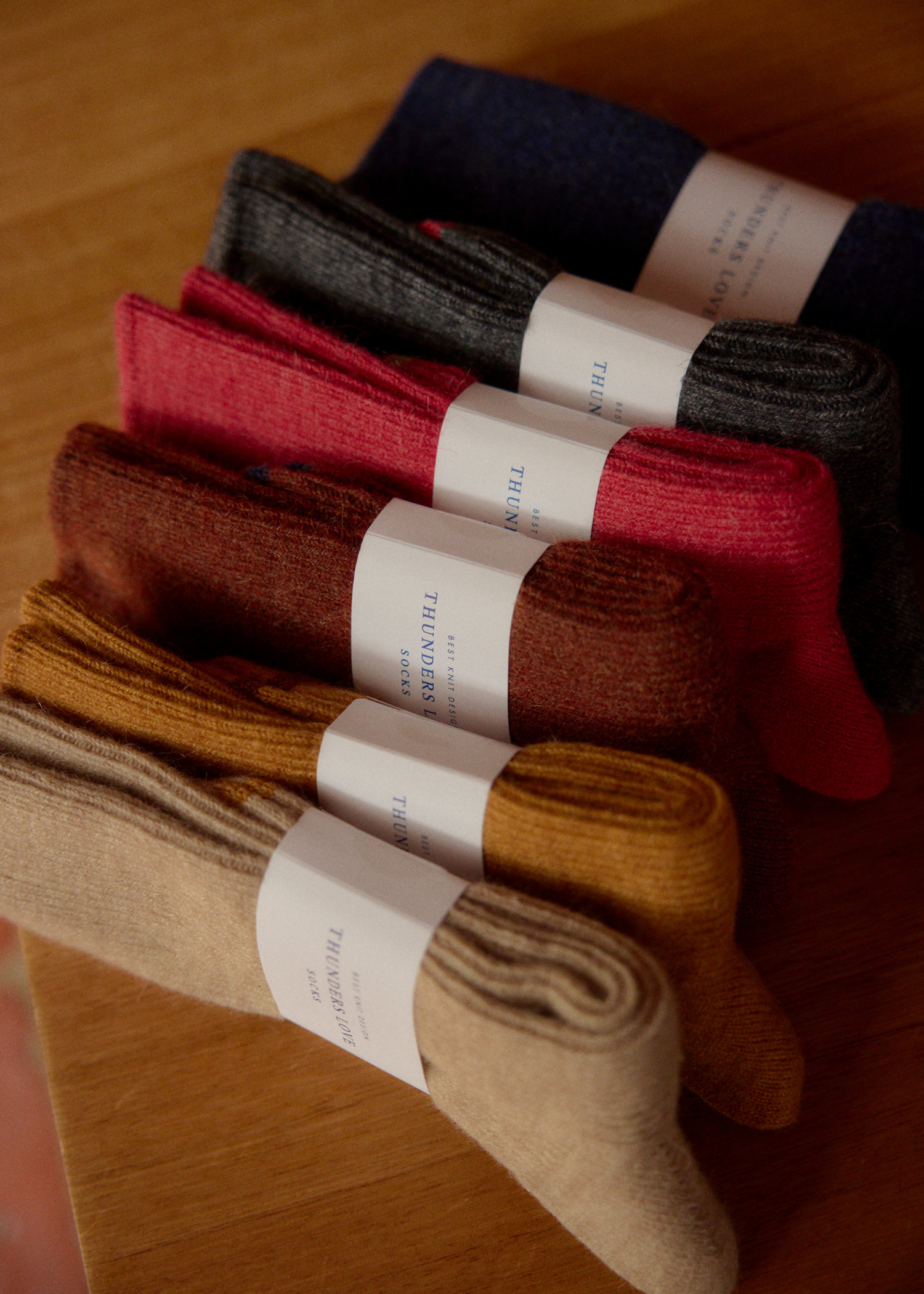 MOHAIR WOOL COLLECTION Navy Socks