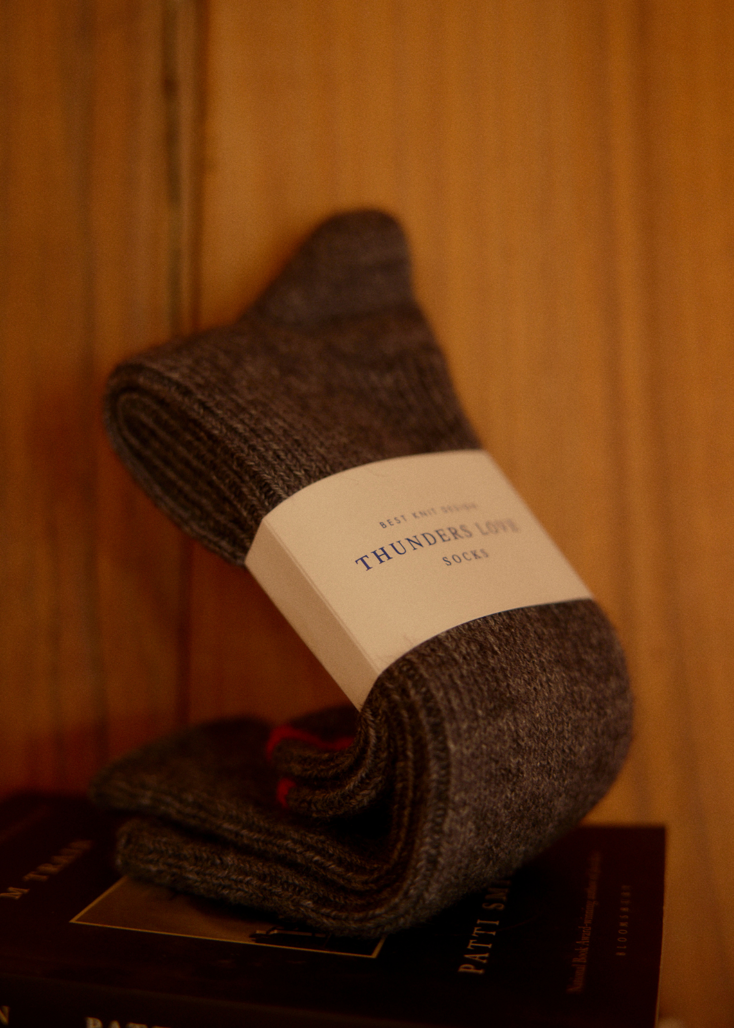 MOHAIR WOOL COLLECTION Grey Socks