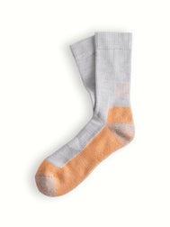 OUTDOOR COLLECTION Grey & Orange Hiking Socks