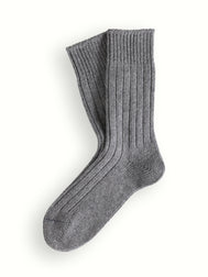 SOFT WOOL COLLECTION Dark Grey Socks
