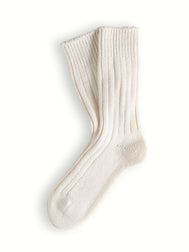 SOFT WOOL COLLECTION White Socks