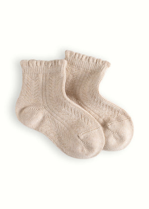 STILL COLLECTION Pale Sand ankle Socks
