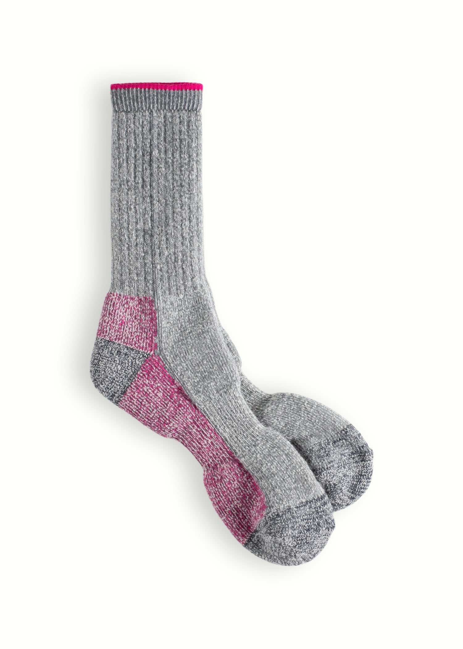 Thunders Love Outdoor Lambswool Hiking Dark Grey Socks