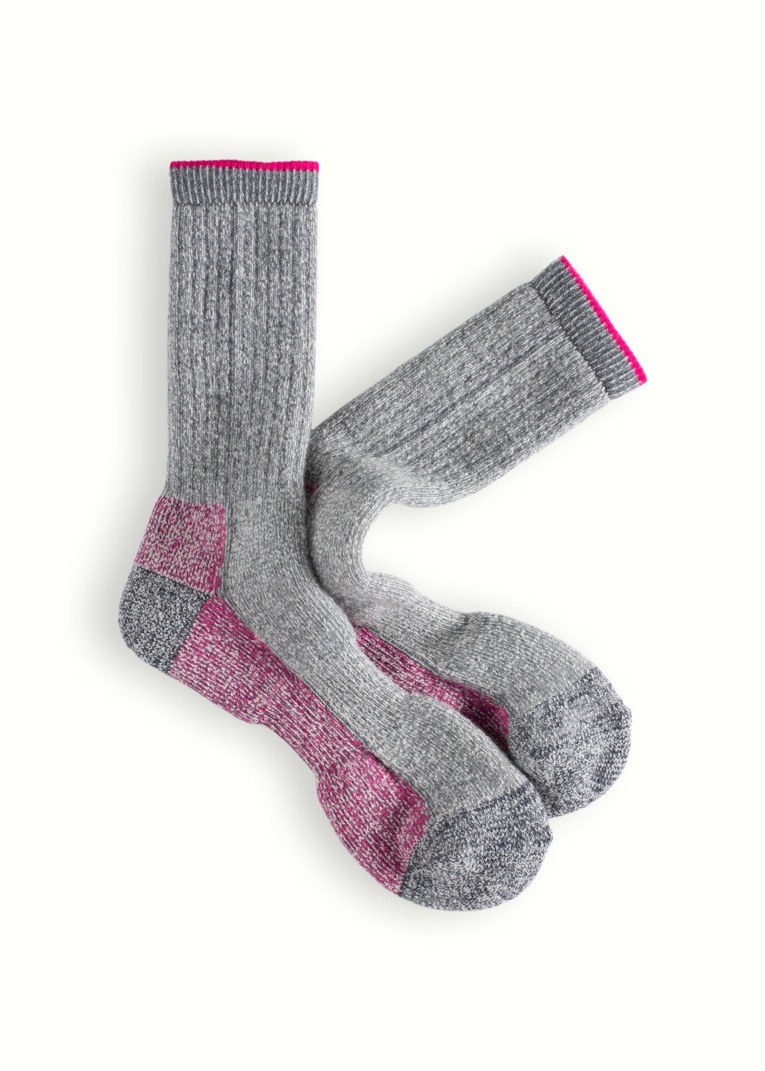 Thunders Love Outdoor Lambswool Hiking Dark Grey Socks