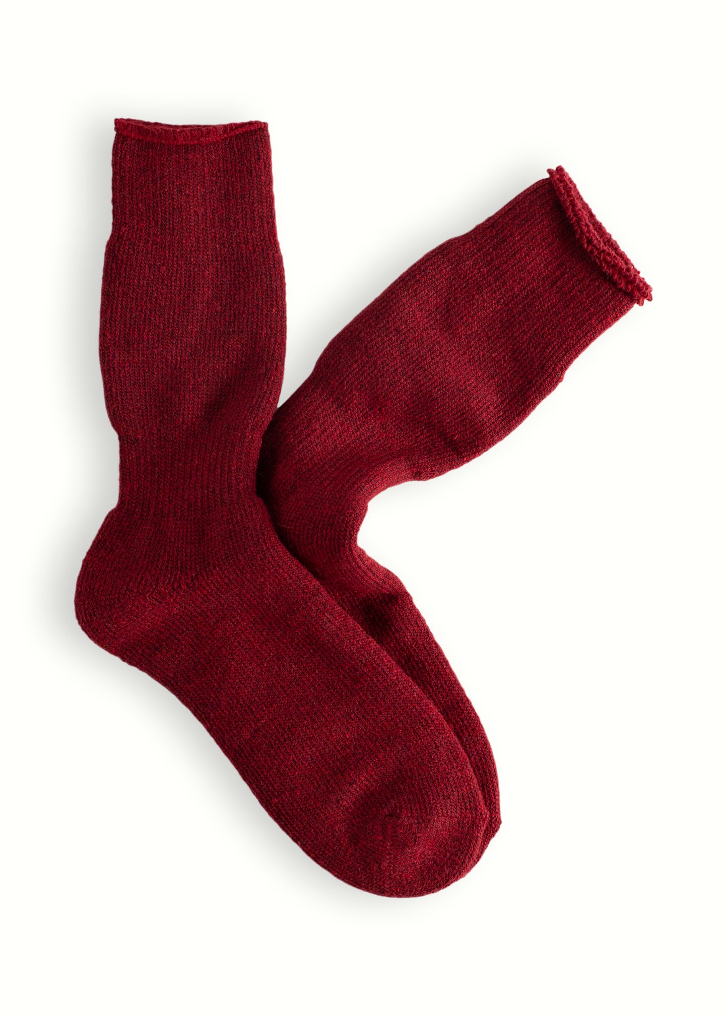 Thunders Love Outdoor Recycled Wool Dark Red Socks