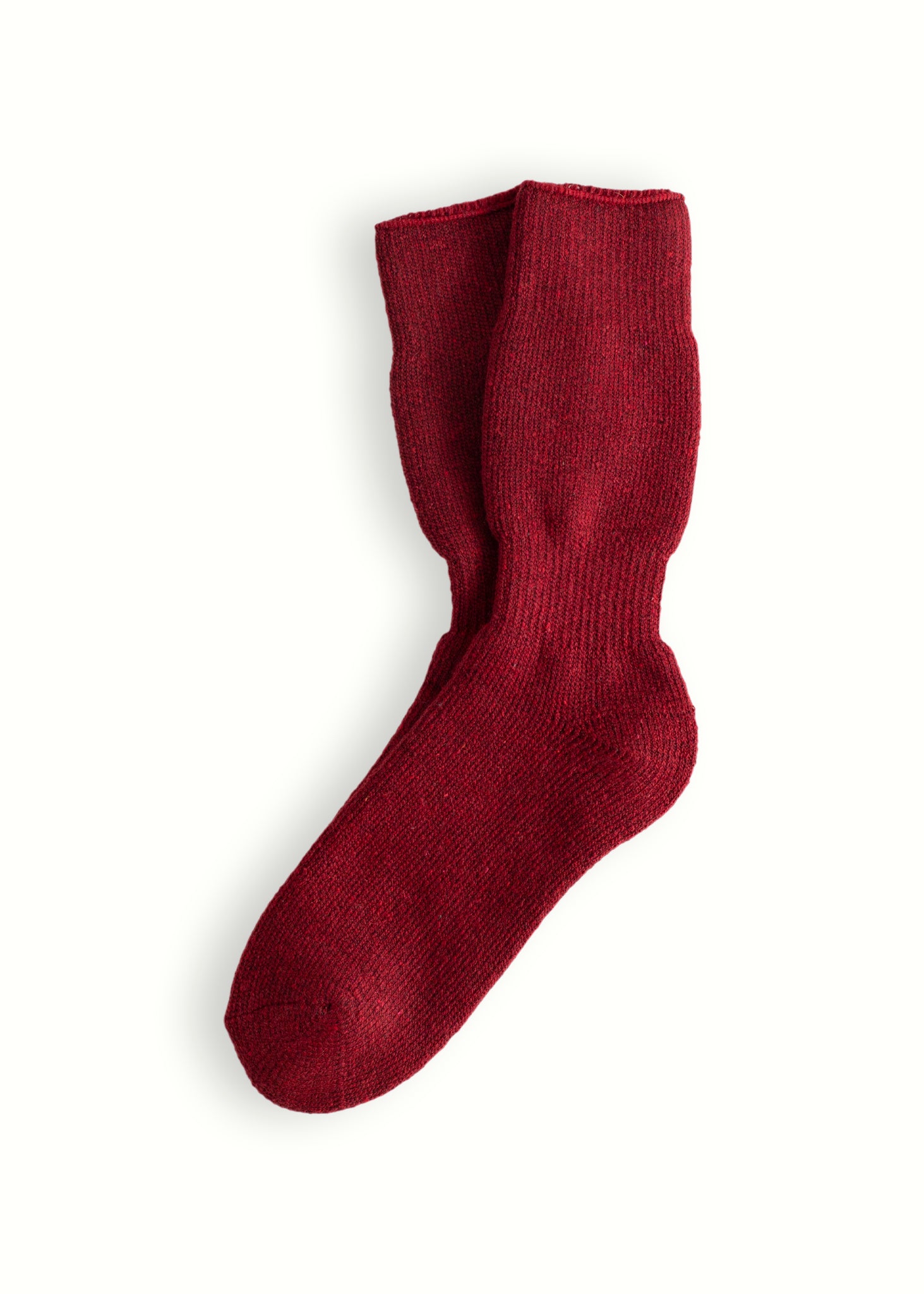 Thunders Love Outdoor Recycled Wool Dark Red Socks