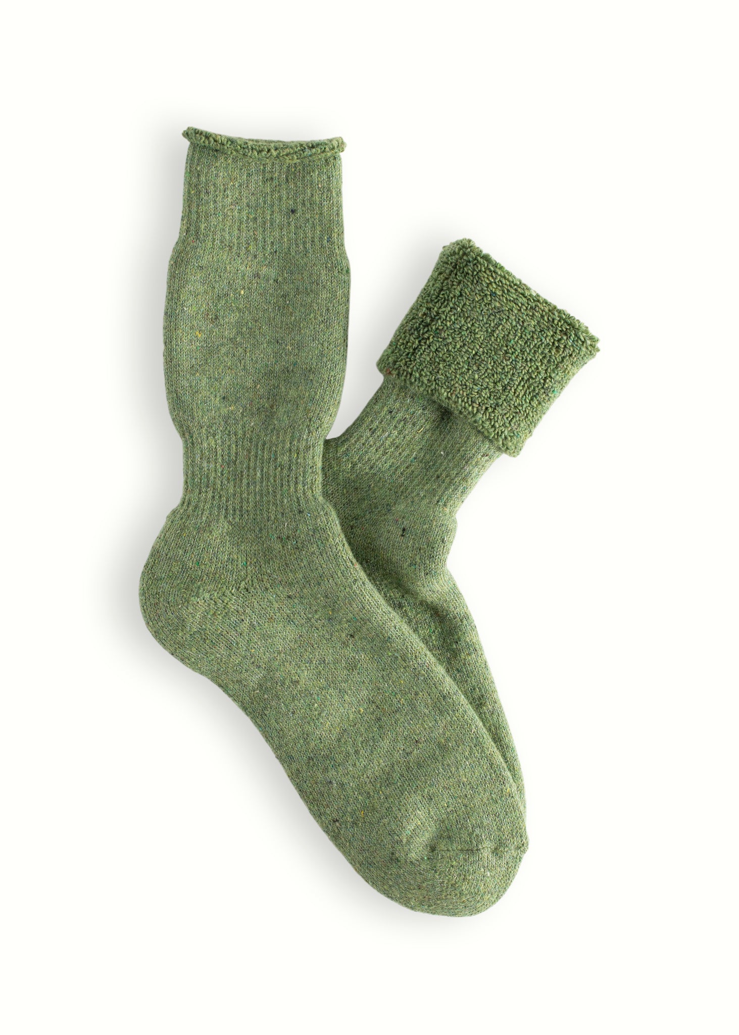 Thunders Love Outdoor Recycled Wool Grass Green Socks