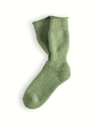 OUTDOOR COLLECTION Recycled Wool GrassGreen Socks