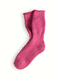 OUTDOOR COLLECTION Recycled Wool Pink Socks