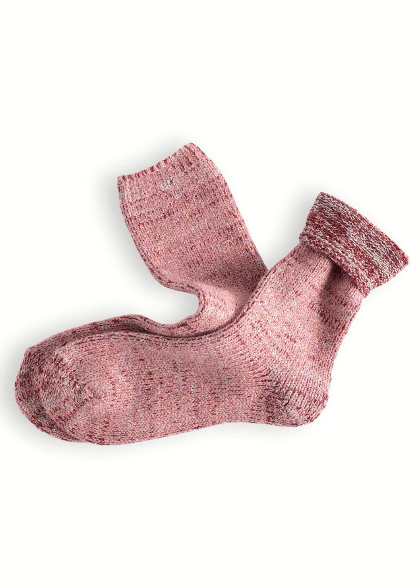 Thunders Love Wool Recycled Pale Pink Socks