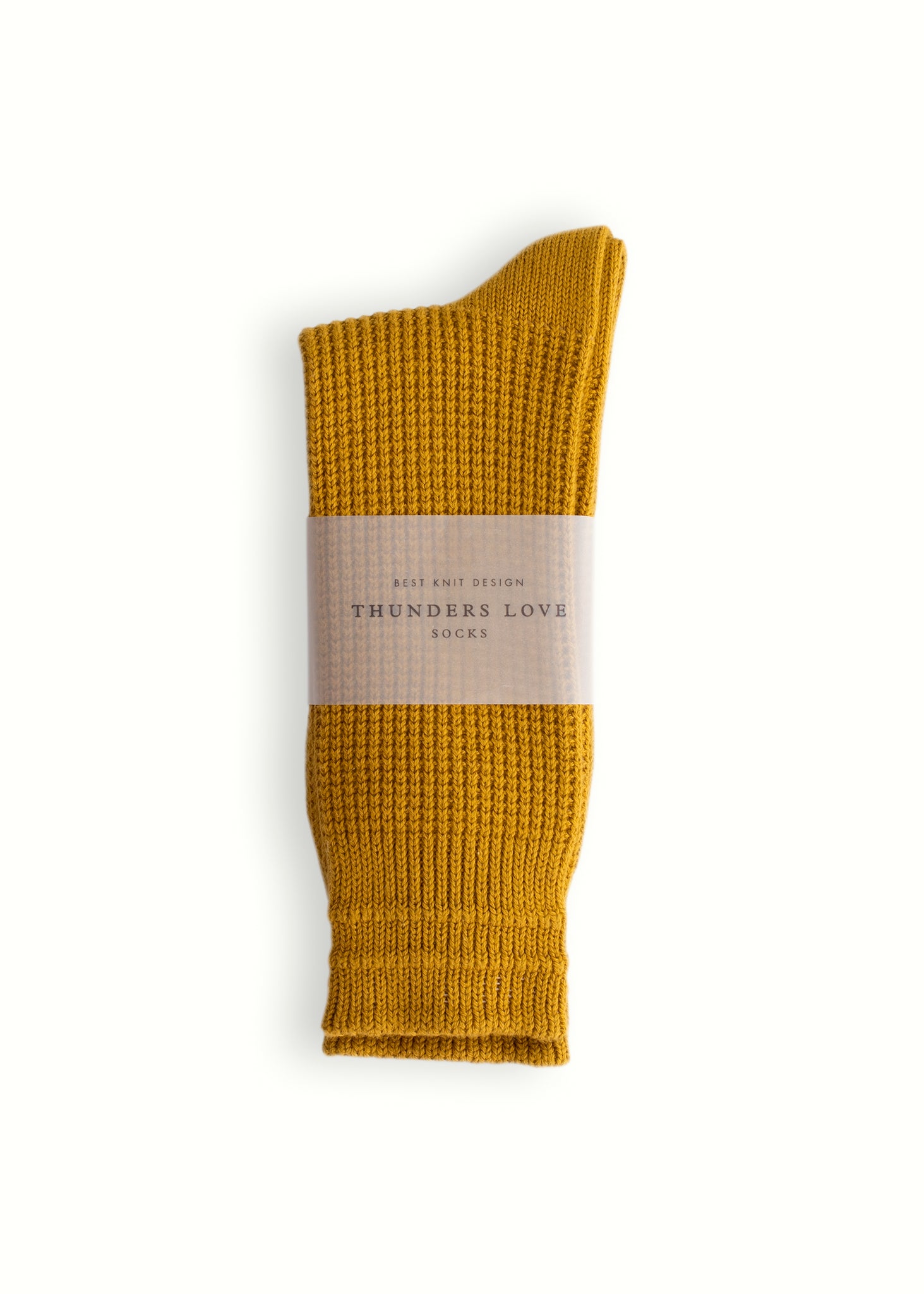 Thunders Love Link Mustard Socks