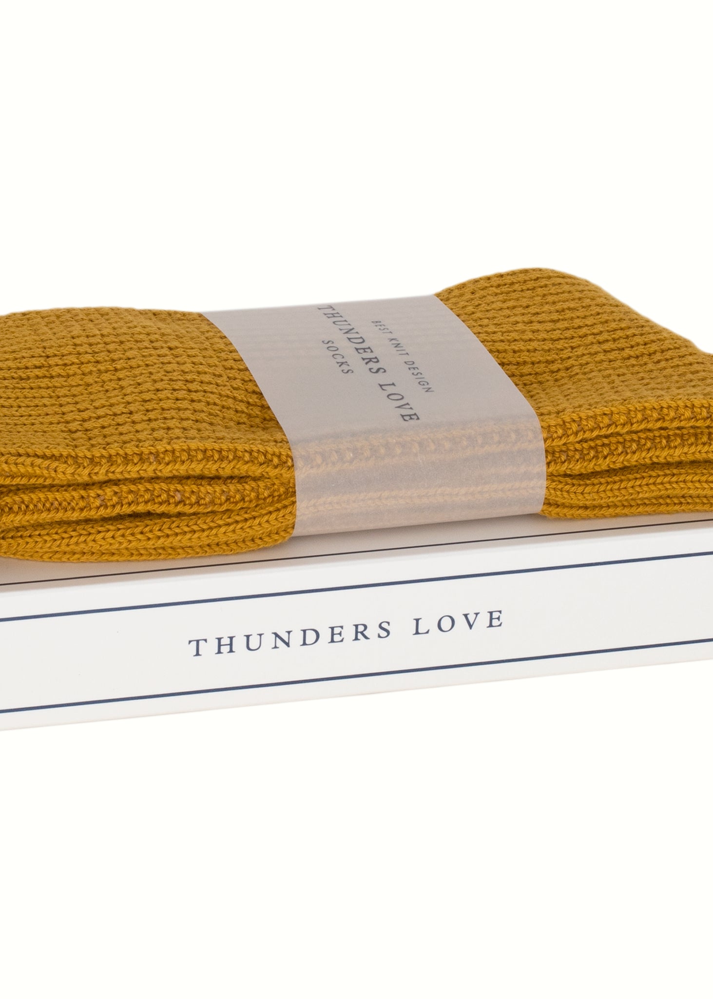 Thunders Love Link Mustard Socks
