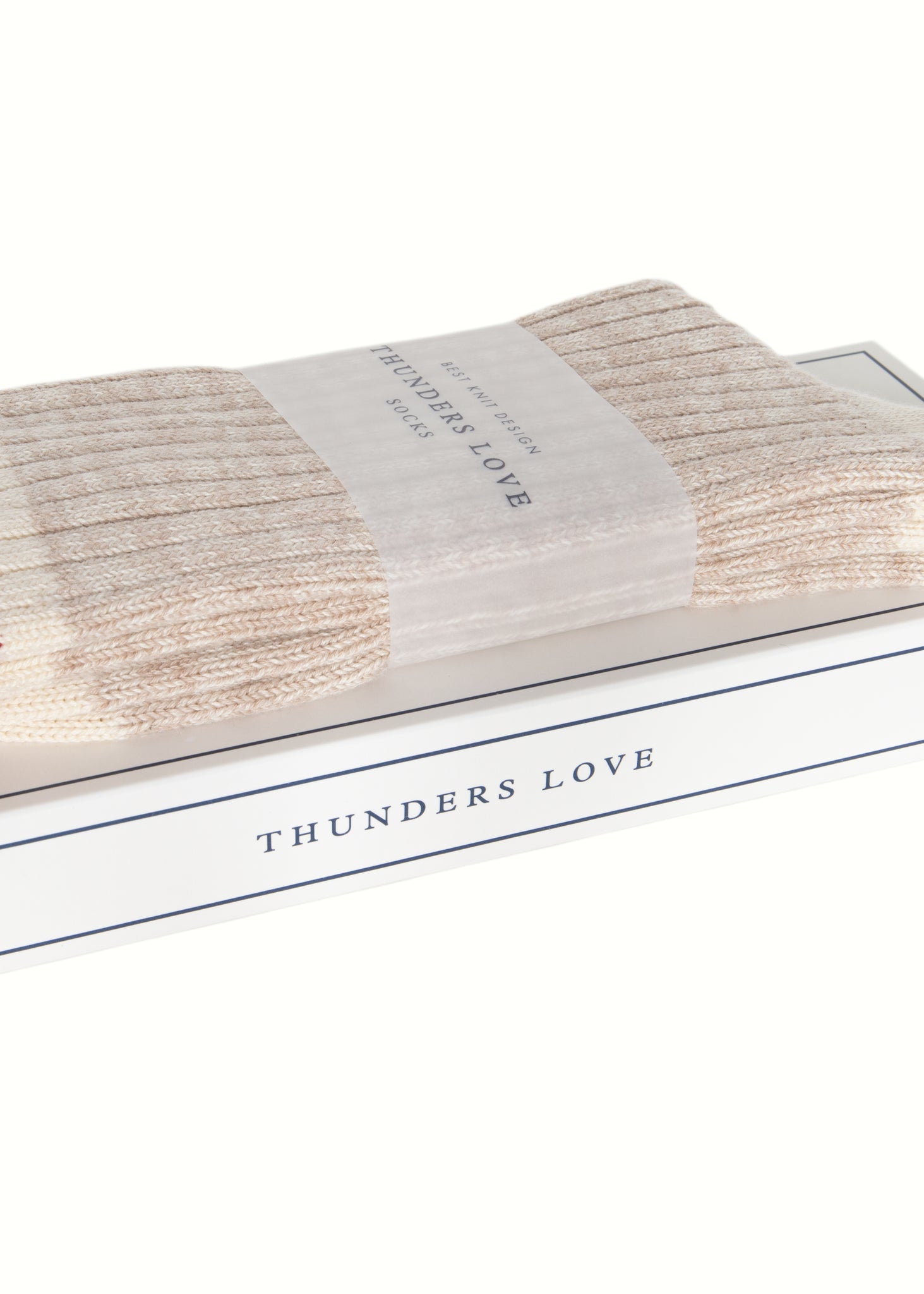 Thunders Love Nautical Oceanside Beige Socks