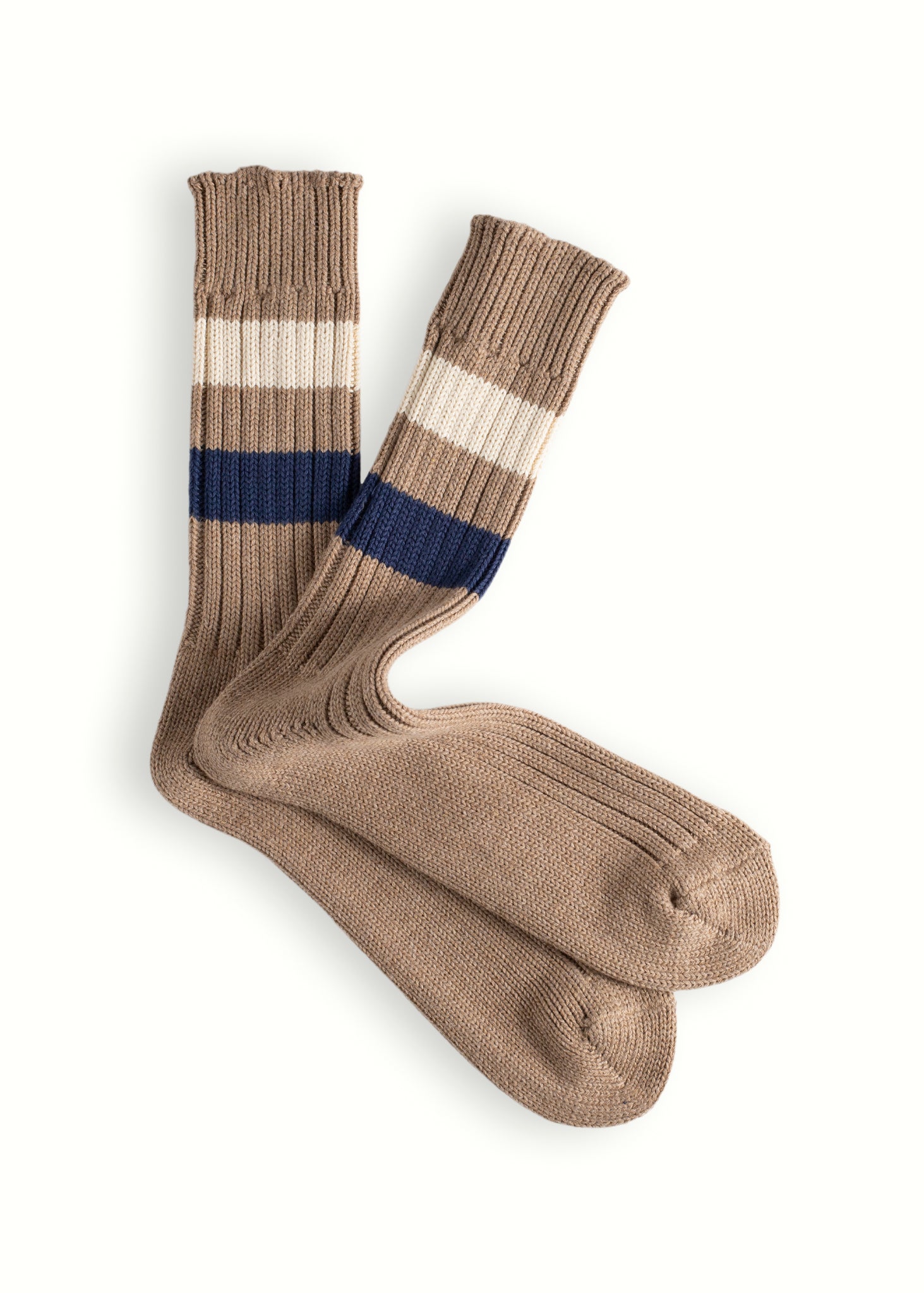 Thunders Love Urban Striped Camel Socks