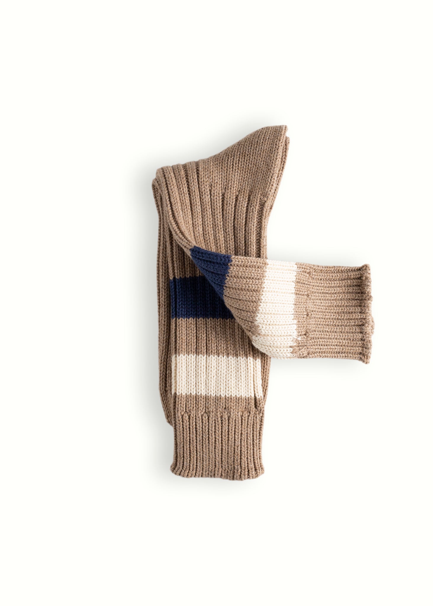 Thunders Love Urban Striped Camel Socks