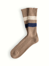 URBAN COLLECTION Striped Camel Socks