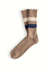 URBAN COLLECTION Striped Camel Socks